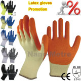 Nmsafety Orange Latex Palm Coated Hand Working Gloves
