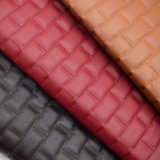 Embroidery PU Leather for Sofa Furniture Faux Bag Shoe Leather