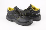 Geniune Leather Safety Boots with Steel Toe and Steel Midsole