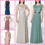 A-Line Prom Party Prom Gown Chiffon Lace Mother Bridesmaid Evening Dress M215625