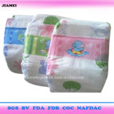 Breathable and Soft Printed Backsheet Baby Nappy with PP Tape