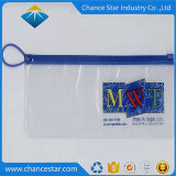 Custom Clear Zip Lock PVC Hook Bag with Hanger