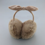 Latest Design Winter Warm Soft Rabbit Fur Ears Warmer & Ear Covers