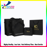 Black Color Art Paper Bags with Hot Stamping Logo