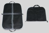 Handle Foldable Black Non Woven Suit Cover Garment Bag