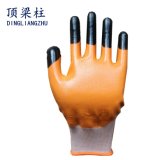 13G Safety Work Gloves with Finger Reinforced Nitrile Gloves