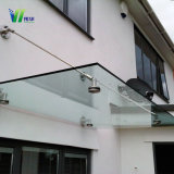 Tempered Awning Glass Door Canopy/Glass Awning and Supplies Glass Canopy Made in China