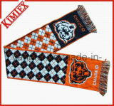Promotional 100% acrylic Single Layer Knitted Woven Jacquard Scarf