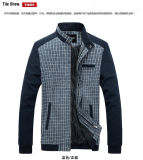 New Design Men Fashion Casual Plaid Suit Jacket
