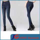High Waist Three- Buckle Lady Fashion Jeans (JC1208)