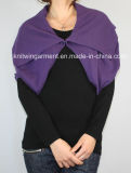 Ladies Knitted Cardigan Shawl Sweater for Casual (12AW-128)