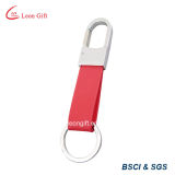 Wholesale Red Leather Professional Promotion Keychain Manufacturer