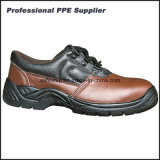 Low Price Genuine Leather PU Injection Safety Footwear
