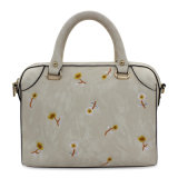 Embroidery Handbag with Small Flowers Lady Handbag