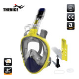 New Product Ideas 2018 Full Face Snorkel Mask Folding Design for Underwater Action Camera