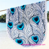 Wholesale 100% Cotton Round Circle Beach Towel with High Quality