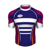 Custom Blue and White Rugby Shirt Rugby Jersey as Your Demands