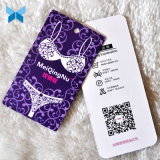 Cardboard Paper 250g Weight Printing Hangtag for Women