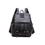 2016 Wholesale High Quality Fashion Stylish Genuine Leather Women Backpack