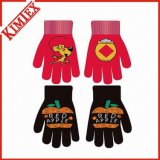 Acrylic Knitted Custom Magic Stretch Gloves