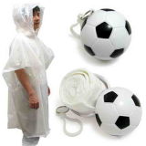 Disposable Emergency PE Rain Poncho Ball /Rain Coat/Raincoat in Ball