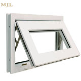 Small Size Frosted Glass Exterior Bathroom Aluminum Top Hung Awning Window