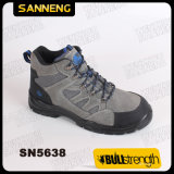 Suede Leather PU Injection Safety Footwear for Worker (SN5638)