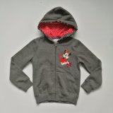 Disney Minnie Charact Children's Knitted Fleece Zip-up Hoodie Jacket