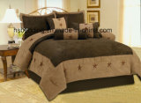 Luxury Embroidery Patchwok Quilt Bedding Set