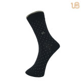 Men's Black Fancy Dots Fancy Sock