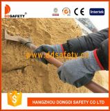 Ddsafety 2017 Knitted Crinkle Latex Coated Glove Safety Working Gloves