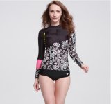 Sunscreen Women's Lycra Swimwear&Digital Printed Wetsuit (722)