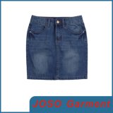 Women Denim Straight Skirt (JC2028)