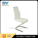 Modern Brushi High Back Stainless Steel Dining Chair