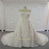 Sleeveless Sweetheart Lace Latest Design Wedding Dress