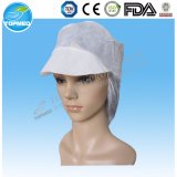 Hot! Disposable Nonwoven Worker Cap with Peak From Xiantao Factory