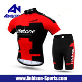 Hot Sale Short Sleeve Shirt and Pants Suit for Summer Cycling Activity