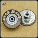 Retro Jeans Metal Button with Hollow Cap