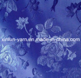 Polyester Thick Satin Jacquard Fabric for Curtain/Sheet