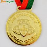Top Quality Sports Gold Medal with Lanyard