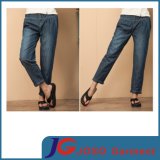 Waist Women Jean Trousers Casual Style Clothing (JC1382)