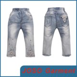 Kids Denim Cropped Girls Jeans (JC5106)