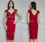 Sheath Red Knee-Length Prom Party Mother Gowns New Evening Dresses Z7052