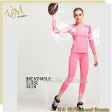 OEM Ladies Fitness Sportwear Workout Yoga Wear with Custom Color