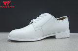 Oxford Navy Shoes White Color Cow Leather Navy Leather Shoes