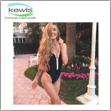 2017 New Style Pure Color Bikini Swimwear with Zipper