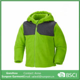 Boys Snow Fleece Jacket in Green