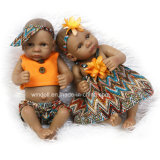 En71 Approval Black Skin Vinyl Baby Reborn Dolls Handmade Kids Toys