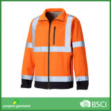 High Visibility Reflective Safety Softshell Jacket