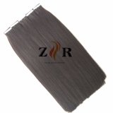 Brown Color Double Drawn Mongolian Hair Tape in Hair Extension